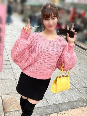 [Unexpected! Popping out cum squirt] Super beautiful breasts with pink nipples ** College student, 22 years old. Completely fallen female with the intense pistoning of a huge fat dick ⇒ Continuous cum squirt creampie sex