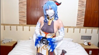 [Unzensiert / Preis für begrenzte Stückzahl] Super süße Cosplayerin Hara Neshin○ame Cosplay! Erotische, unzensierte Creampie-Sex-Szene mit einem sexliebenden Mädchen mit großem Hintern und großen Brüsten!