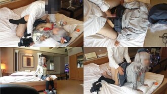 【個人拍攝】F罩杯美女巨乳艦娘鹿島cosplayer及官方經紀公司服裝情侶酒店寫真及生肉