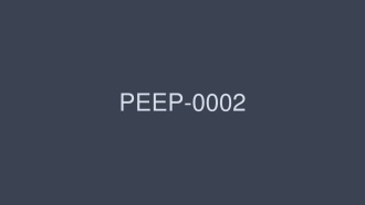 PEEP-0002